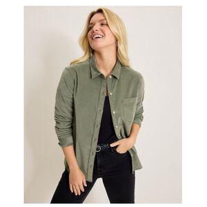 Tommy Bahama Men's SW320973 Coasta Cord Shirt Long Sleeve 380Tea Leaf Size L NWT